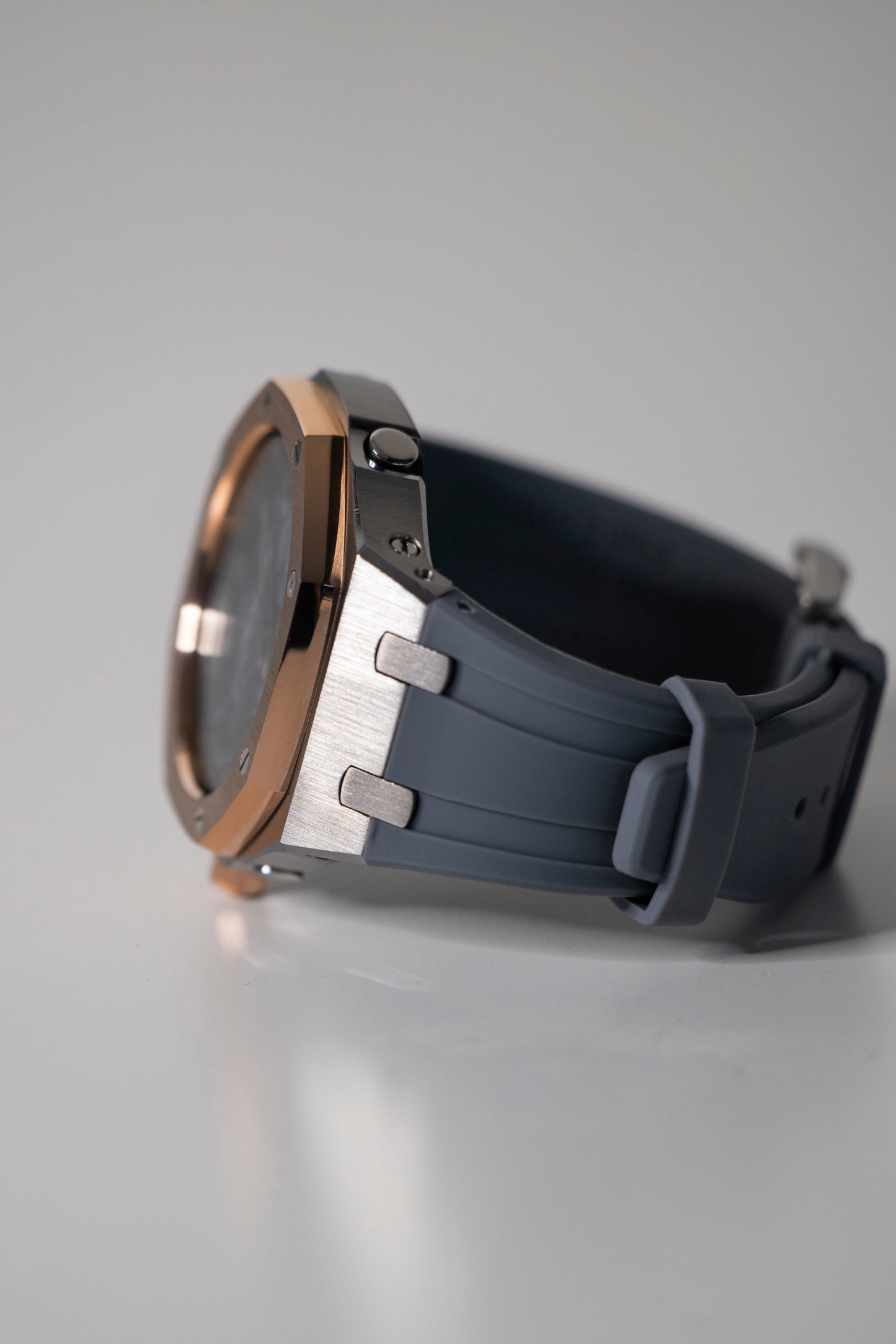 OAK RUBBER - GREY & ROSE GOLD